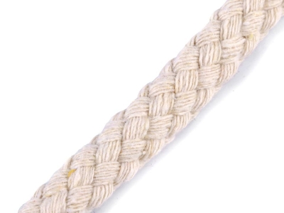 Baumwollkordel / Kordel natur geflochten